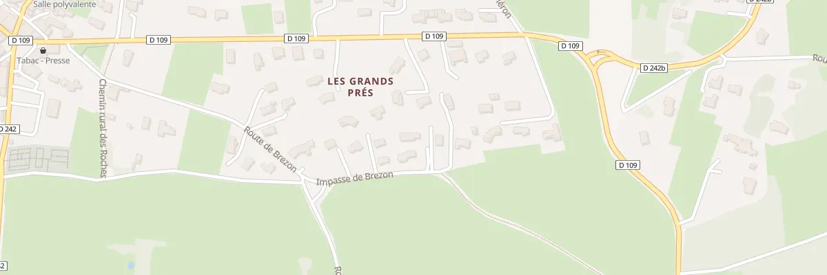 Plan du 115 Rte de Brezon à Félines