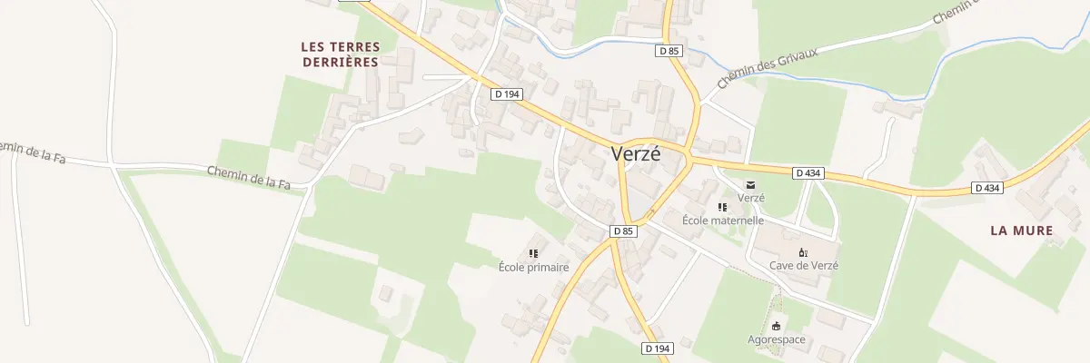 Plan du 5055 Le Bourg à Verzé