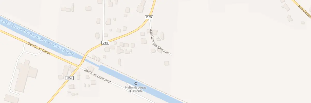 Plan du 4 Rue Georges Simonin à Orconte
