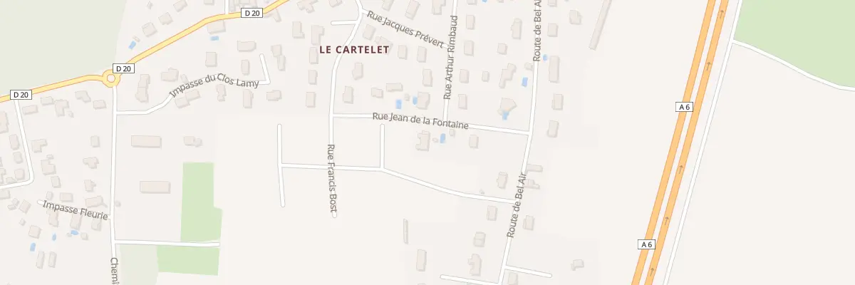 Plan du 5349A Le Cartelet à Saint-Georges-de-Reneins