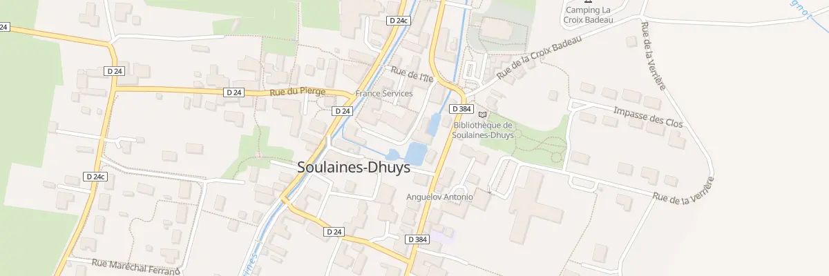 Plan du 4  à Soulaines-Dhuys