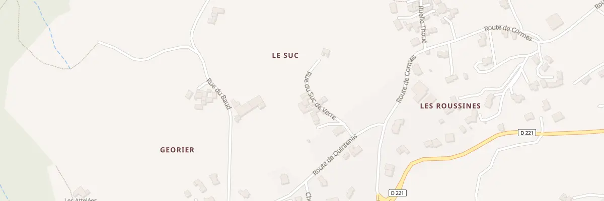 Plan du 95 Rue du Suc de Verre à Ardoix