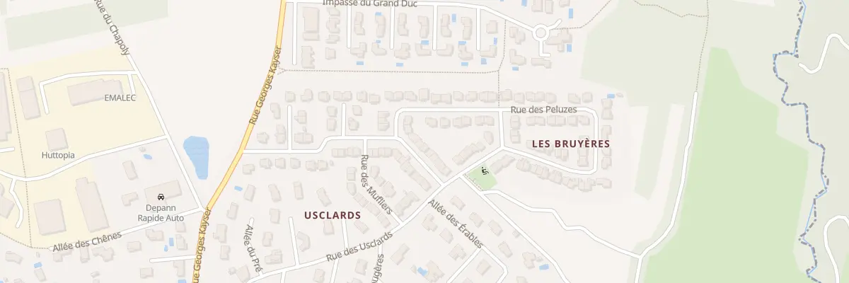 Plan du 9 Rue des Ecureuils à Saint-Genis-les-Ollières