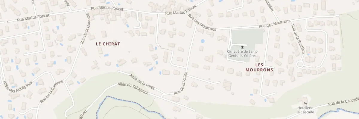 Plan du 7 All Préfleury à Saint-Genis-les-Ollières