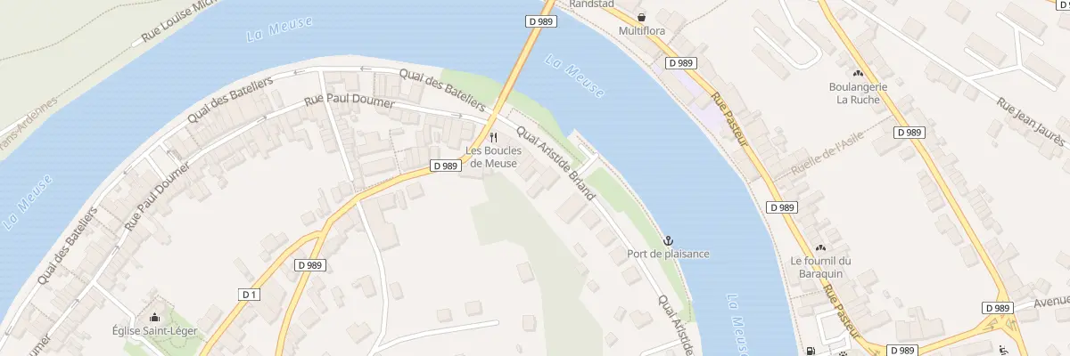 Plan du 5 Quai Aristide Briand à Monthermé