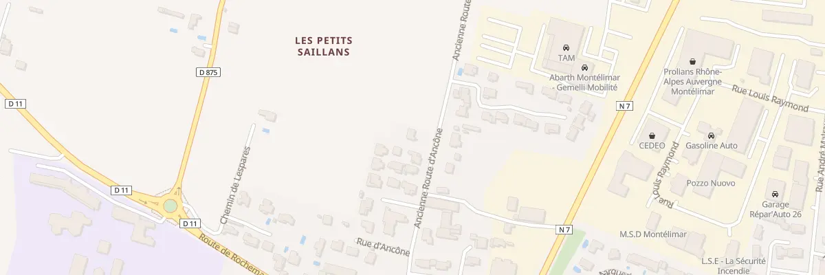 Plan du 21 Rue d’Ancone à Montélimar