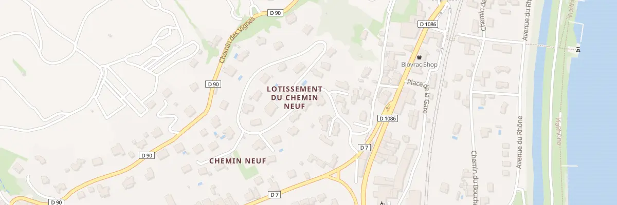 Plan du 50 Mte des Combettes à Chavanay
