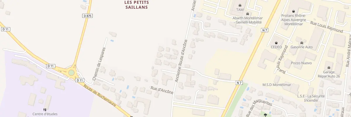 Plan du 17 Rue d’Ancone à Montélimar