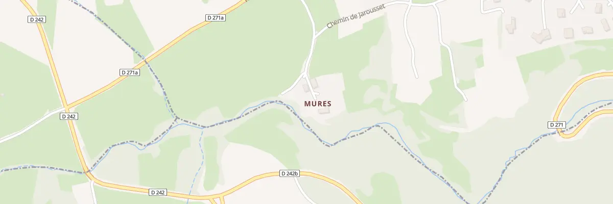 Plan du 5249 Mures à Charnas
