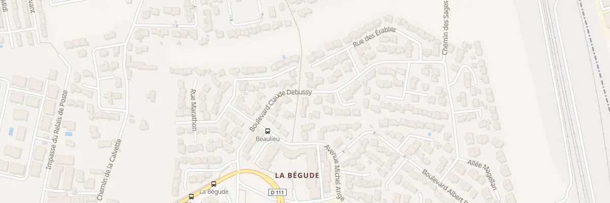 Plan du 10 Bd Claude Debussy à Rochefort-du-Gard