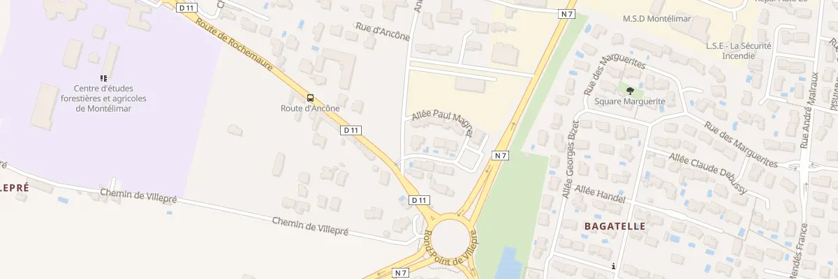 Plan du 4 Rue d’Ancone à Montélimar