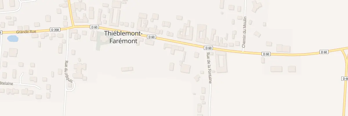 Plan du 11 Gr Grande Rue à Thiéblemont-Farémont