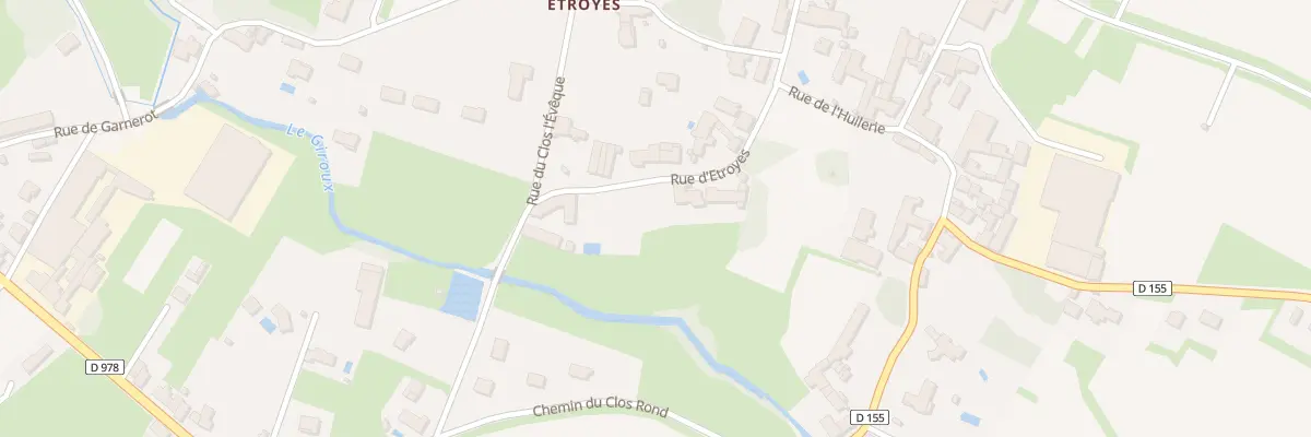 Plan du 1B Rue d’Etroyes à Mercurey