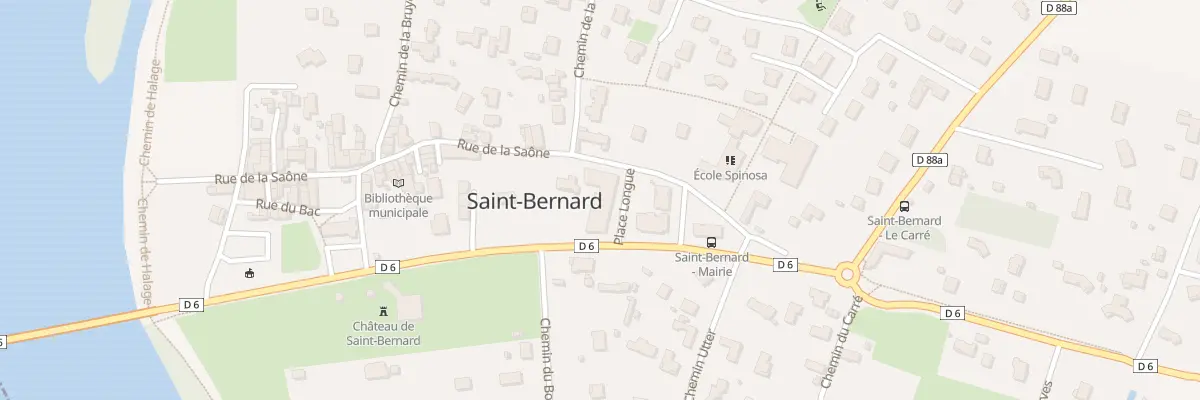 Plan du 300 Rue de la Saône à Saint-Bernard