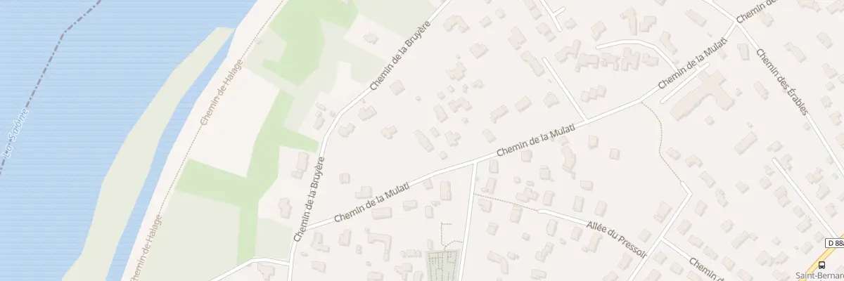 Plan du 437 Che de la Mulati à Saint-Bernard