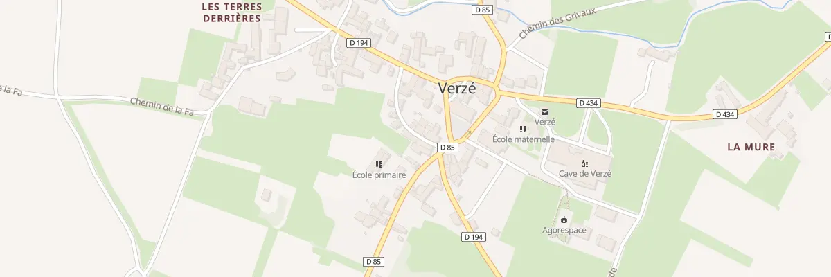 Plan du 5046 Le Bourg à Verzé