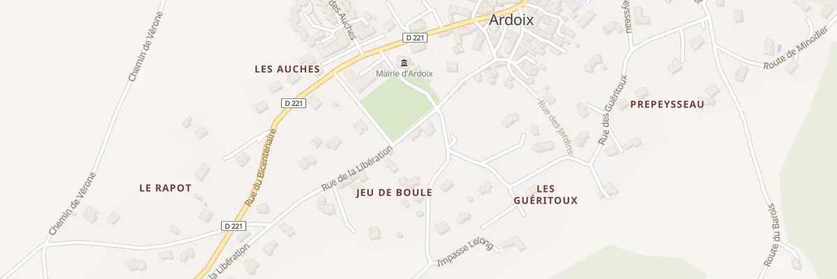 Plan du 195 Rue de la Libération à Ardoix