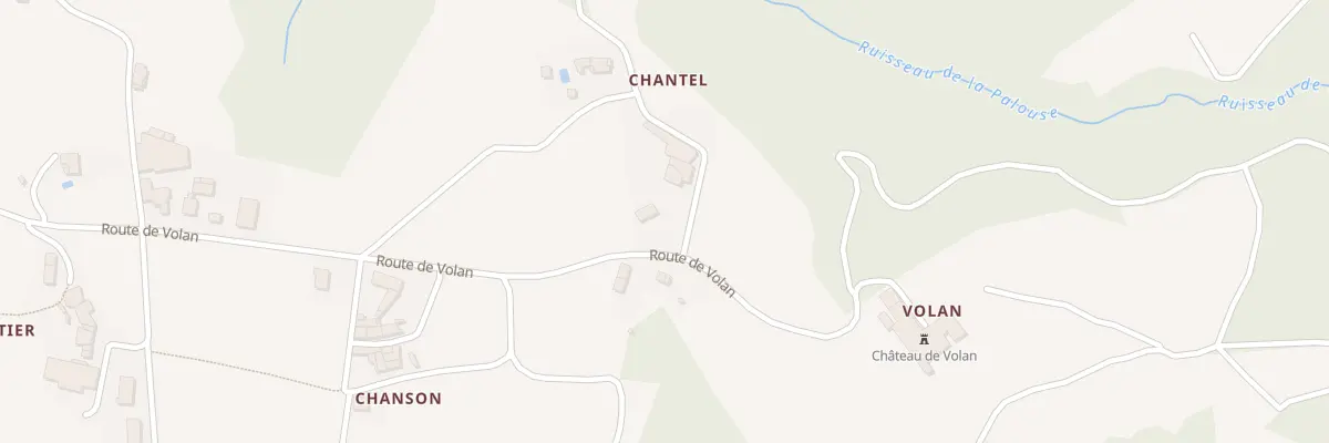 Plan du 634 Rte de Volan à Malleval