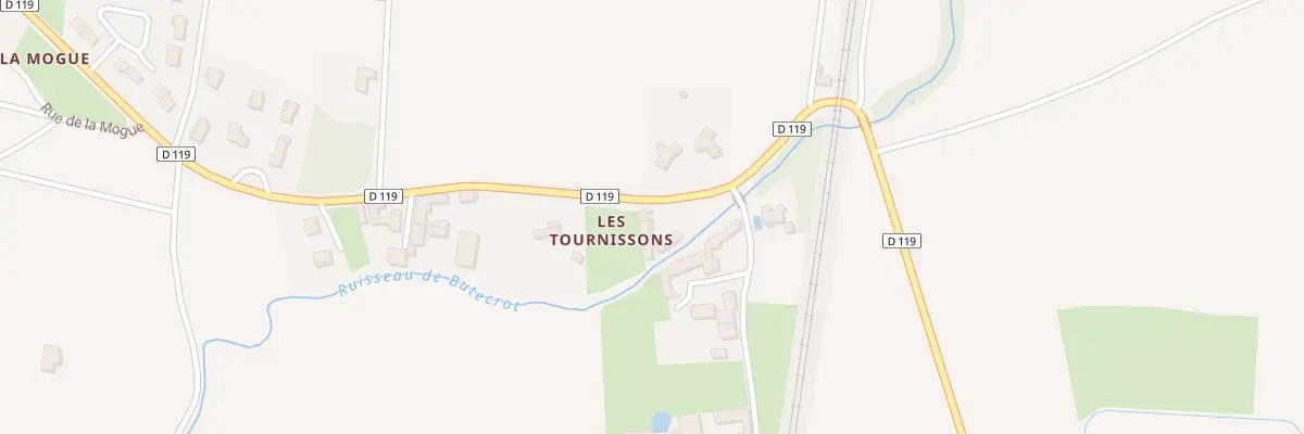 Plan du 376 Rte des Tournissons à Corcelles-en-Beaujolais