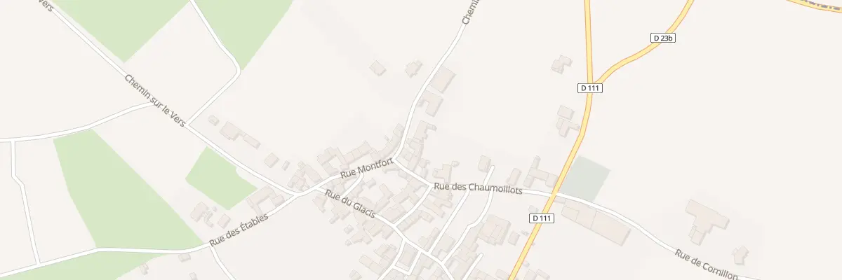 Plan du 2 Che de Mavilly à Meloisey