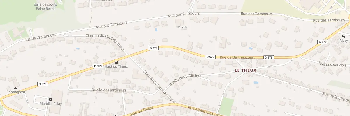 Plan du 48 Rue de Berthaucourt à Thugny-Trugny