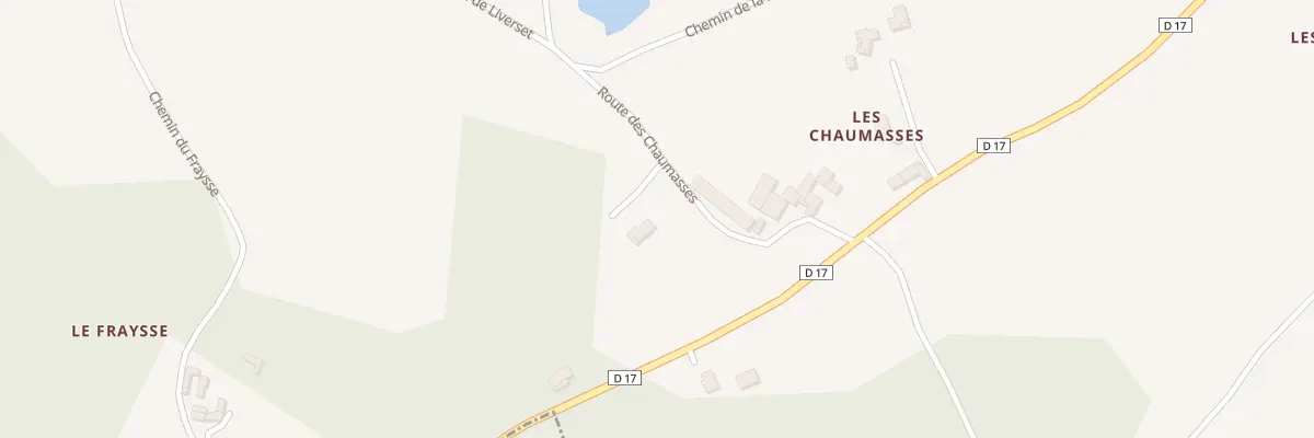 Plan du 185 Rte des Chaumasses à Cheminas