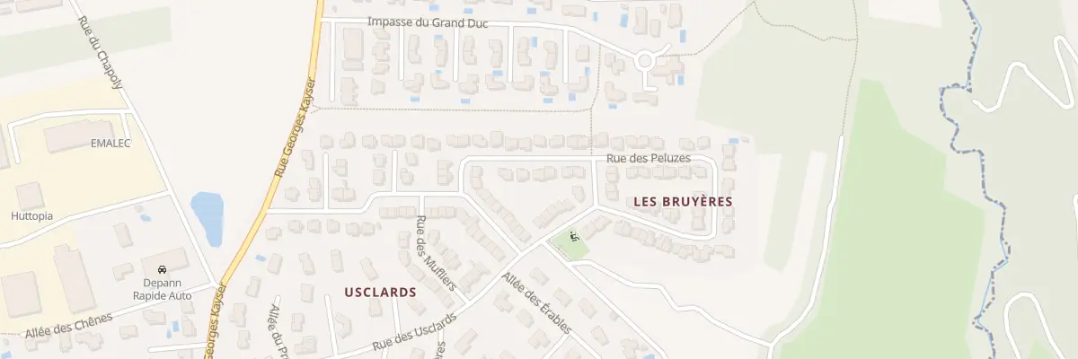 Plan du 10 Rue des Peluzes à Saint-Genis-les-Ollières