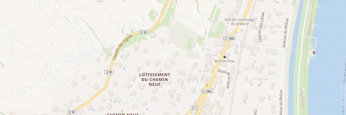 Plan du 54 Lot du Chemin Neuf à Chavanay