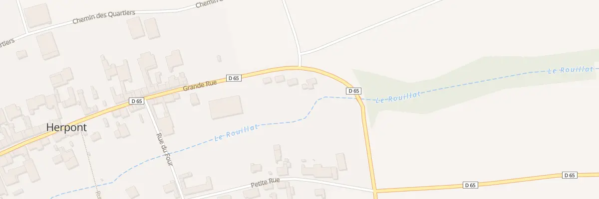 Plan du 50 Herpont Grande Rue à Herpont
