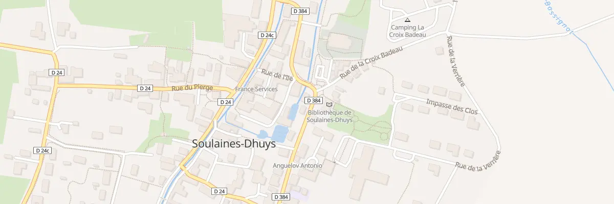 Plan du 3 Rue du Plessis à Soulaines-Dhuys
