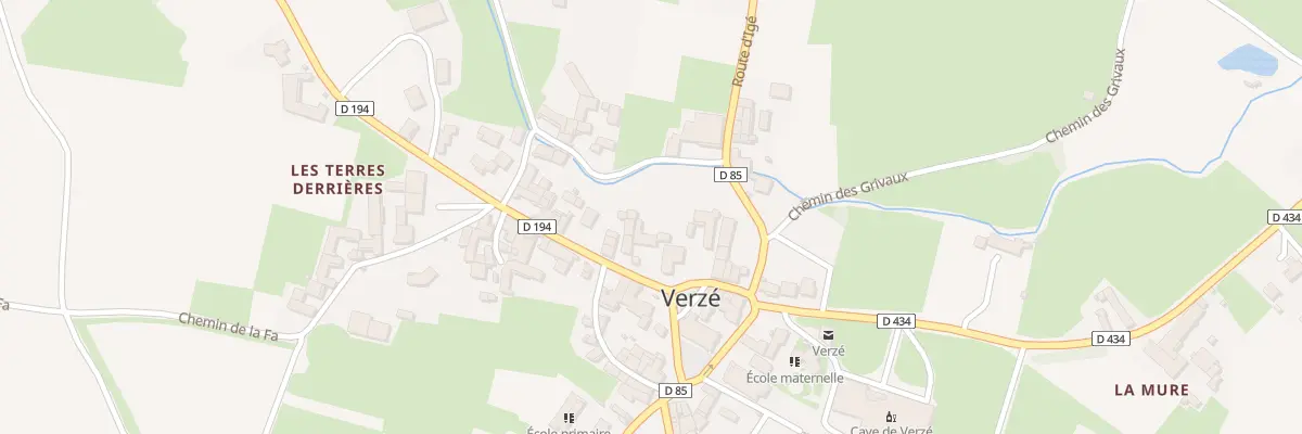 Plan du 62 Rte de Cluny à Verzé