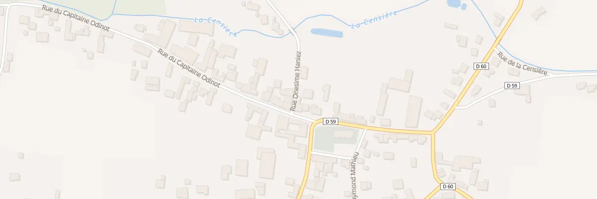 Plan du 2B Rue Capitaine Odinot à Orconte