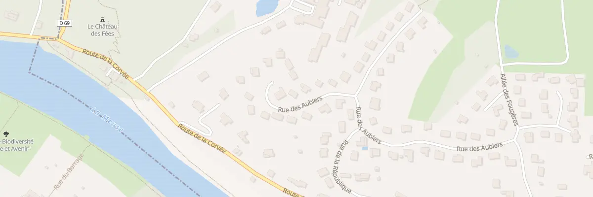 Plan du 29 Rue des Aubiers à Montcy-Notre-Dame