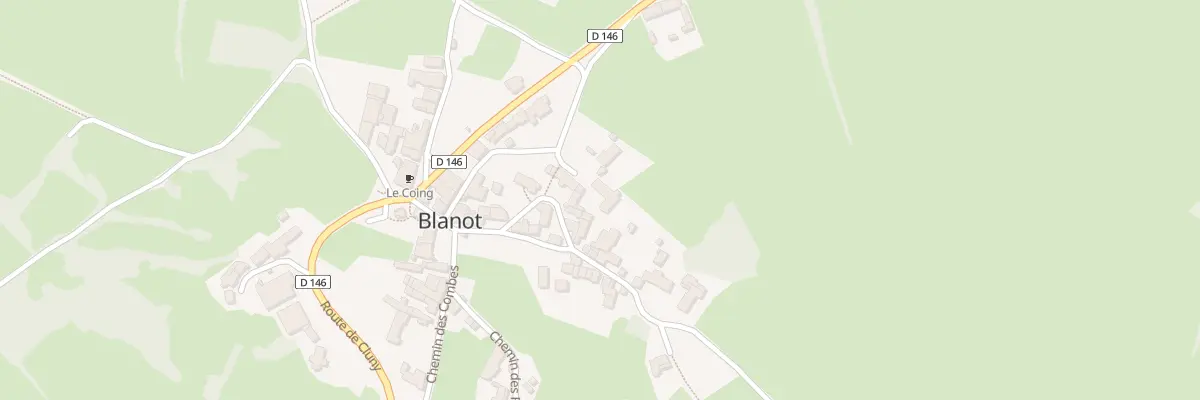 Plan du 5999F Le Bourg à Blanot