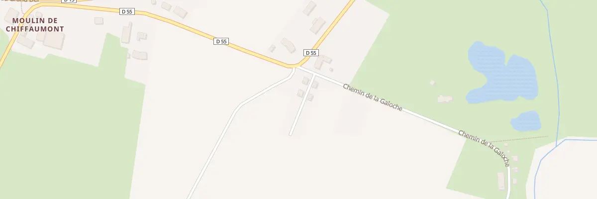 Plan du 2 Che de la Galoche à Giffaumont-Champaubert