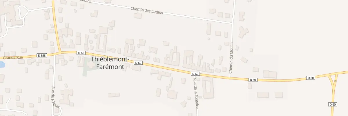 Plan du 22 Gr Grande Rue à Thiéblemont-Farémont