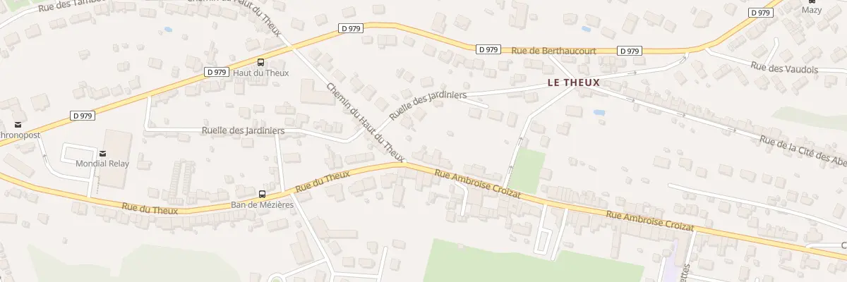 Plan du 1 Rue Ambroise Croizat à Charleville-Mézières