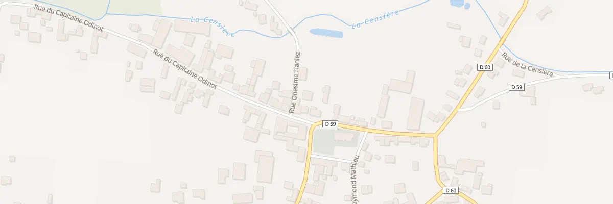Plan du 2 Rue Capitaine Odinot à Orconte