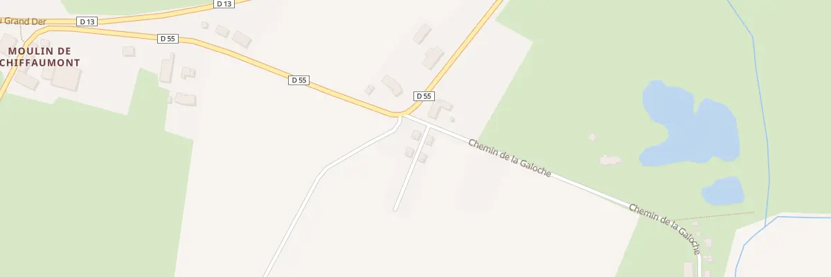 Plan du 5166 Che de la Galoche à Giffaumont-Champaubert