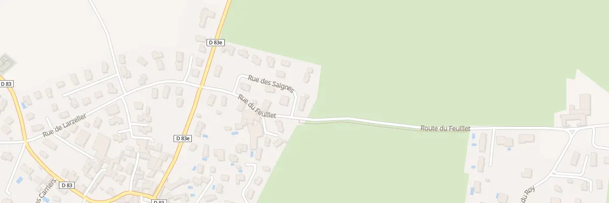 Plan du 169 Rue du Feuillet à Beauvallon