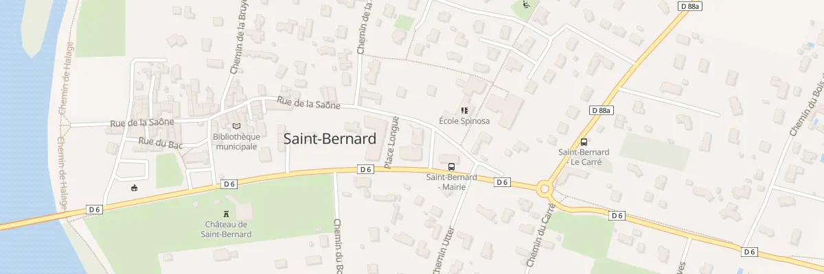 Plan du 340 Rue de la Saône à Saint-Bernard