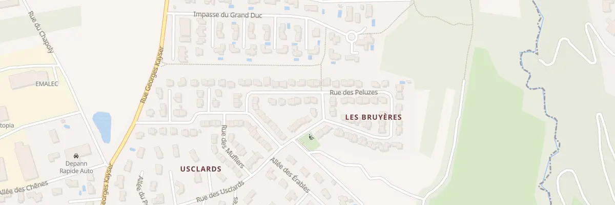 Plan du 14 Rue des Peluzes à Saint-Genis-les-Ollières