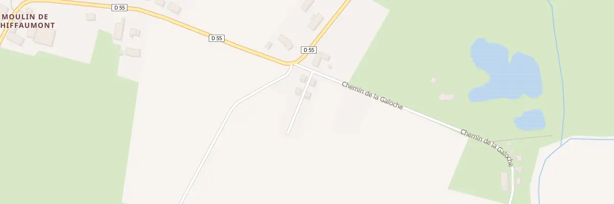 Plan du 2 Che de la Galoche à Giffaumont-Champaubert