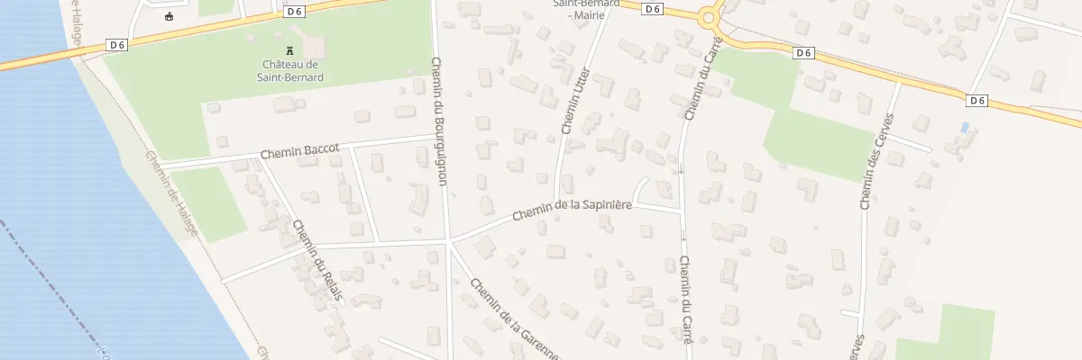 Plan du 303 Che de la Sapiniere à Saint-Bernard