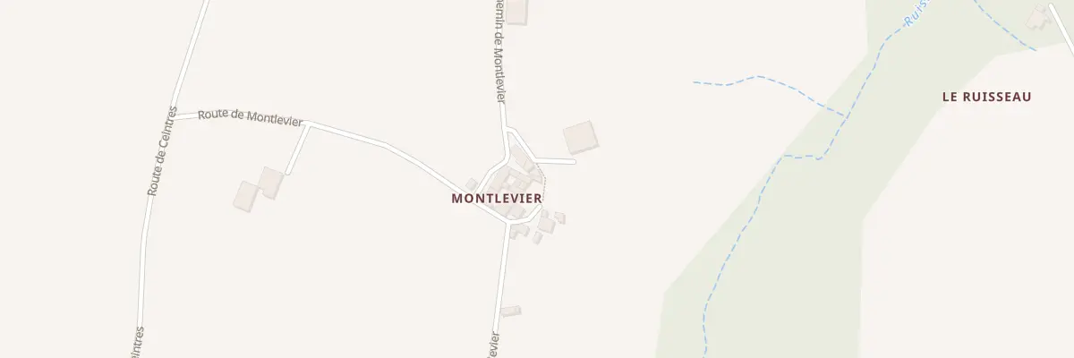 Plan du 5060 Montlevier à Cheminas