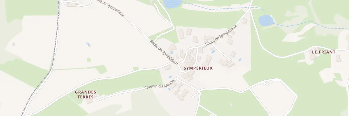 Plan du 680 Rte de Sympérieux à Vérin