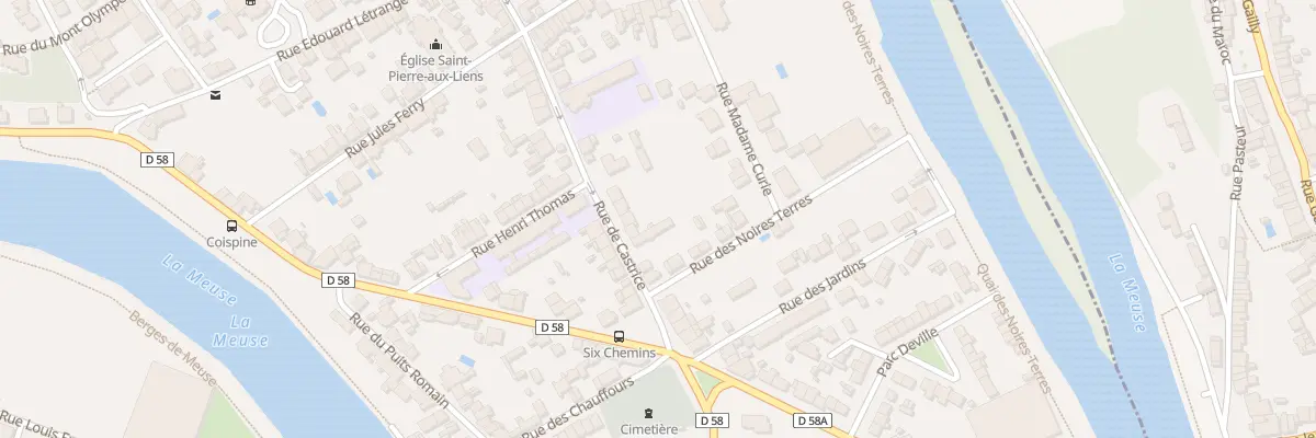 Plan du 25 Rue de Castrice à Charleville-Mézières