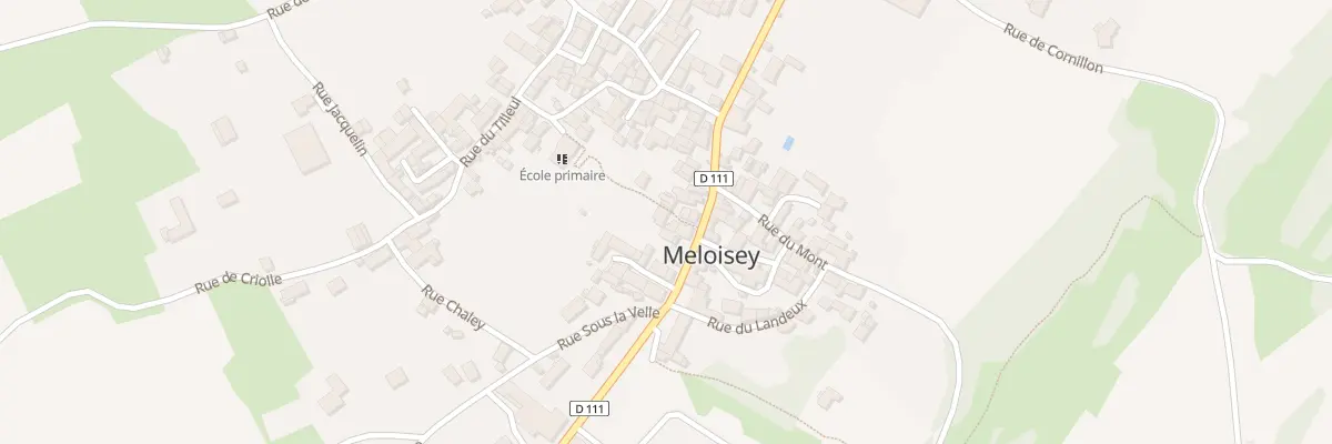 Plan du 13A Rte de Pommard à Meloisey