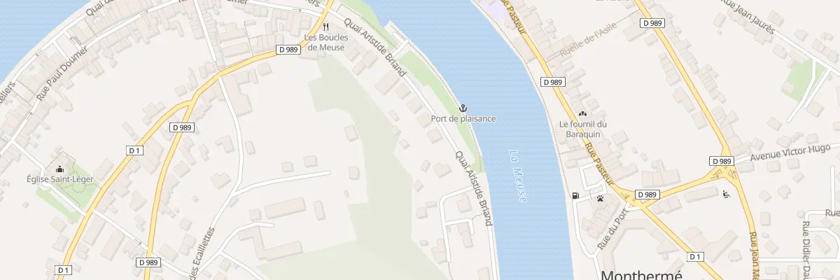 Plan du 21 Quai Aristide Briand à Monthermé