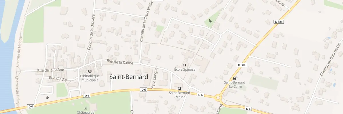 Plan du 357 Rue de la Saône à Saint-Bernard